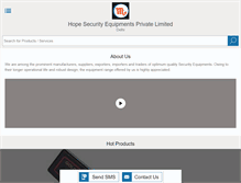 Tablet Screenshot of hopesecurity.org
